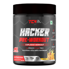 TCN Hacker Pre-Workout 140Gm, Mango