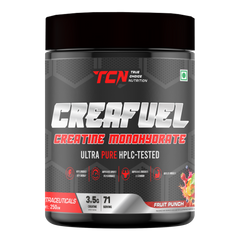 TCN Creafuel Creatine Monohydrate Ultra Pure HPLC- Tested 250Gm, Fruit Punch