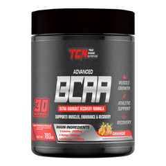 TCN Advanced BCAA Intra Workout Recovery Formula (360Gm, Orange)